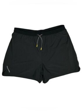 Nathan Mens 2XL Essential Shorts Black Built-In Liner Pockets 5” inseam